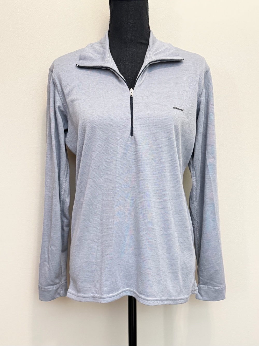 Patagonia Capilene 1/4 Zip Pullover Mens S Base Layer Top USA Lightweight Gray